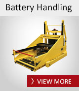Forklift Battery Handling - Battery Pullers, Battery Racking