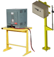 Stand and Accessories for Industrial Forklift Battery Chargers