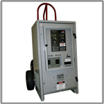 Battery maintenance chargers for industrial power applications