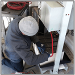 Battery service and maintenance for oil and gas applications