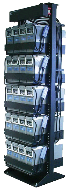 pre-wired battery racks
