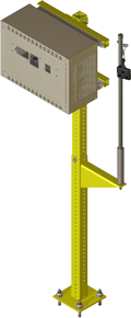 High Frequency Charger Stand w/ Cable Retractor Bracket (Cable Retractor not included).