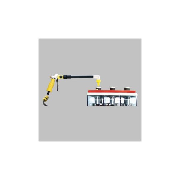 Stationary Battery Watering gun in action