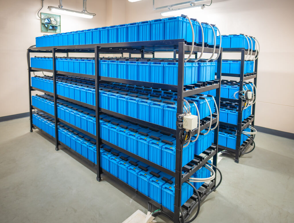 industrial battery room 